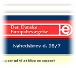Europabevægelsen - Nyhedsbrevsgenerator
